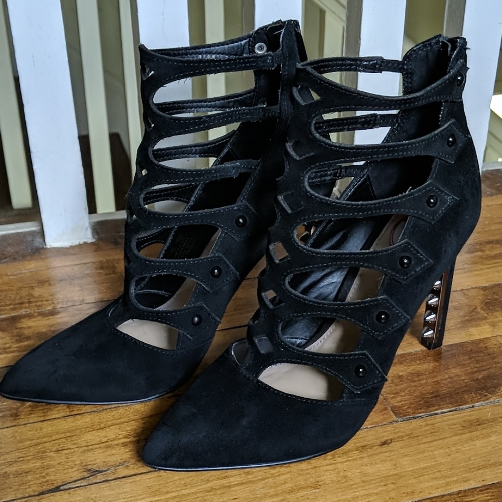 Fergie Cage Heels, size 6